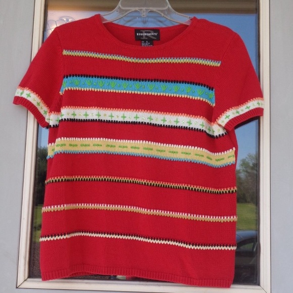 VINTAGE embroidered & sequin detail 90s sweater - Picture 3 of 10